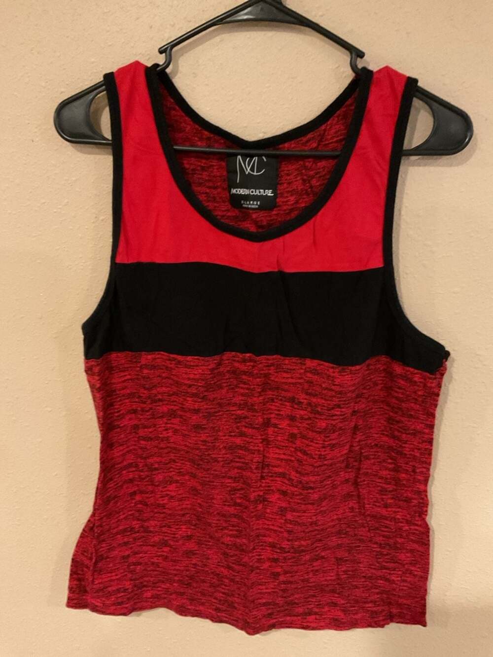 Modern Culture Men's Colorblock Space Dye Performance Tank Top